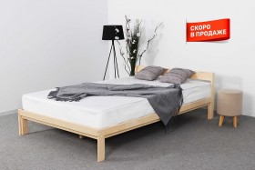 Кровать Ирен 900 с основанием  в Большой Мурте - bolshaya-murta.katalogmebeli.com | фото