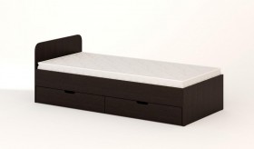 Кровать с ящиками 900 (Венге) в Большой Мурте - bolshaya-murta.katalogmebeli.com | фото