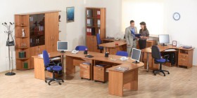 Мебель для персонала Альфа 61 Ольха в Большой Мурте - bolshaya-murta.katalogmebeli.com | фото