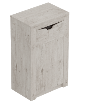 Тумба с дверцей и ящиком Соренто Дуб бонифаций/Кофе структурный матовый в Большой Мурте - bolshaya-murta.katalogmebeli.com | фото